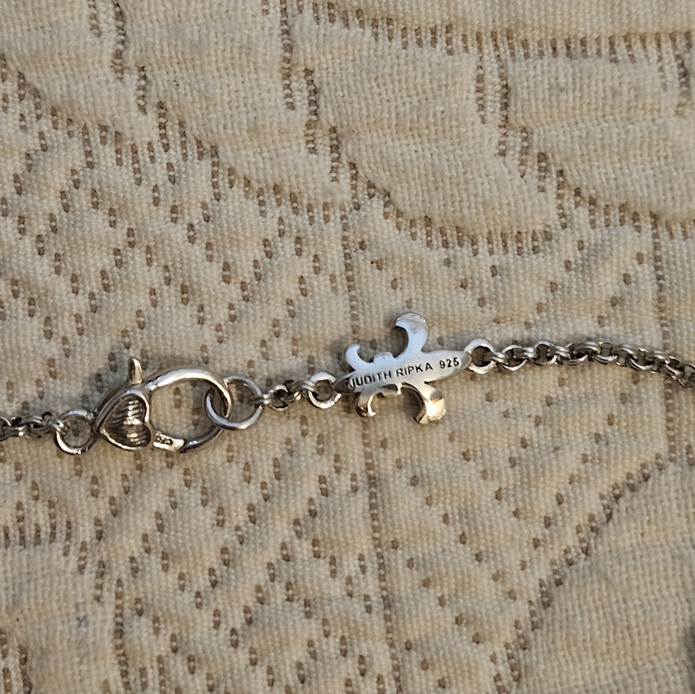 Judith Ripka Necklace And Pendant RARE - Picture 3 of 4